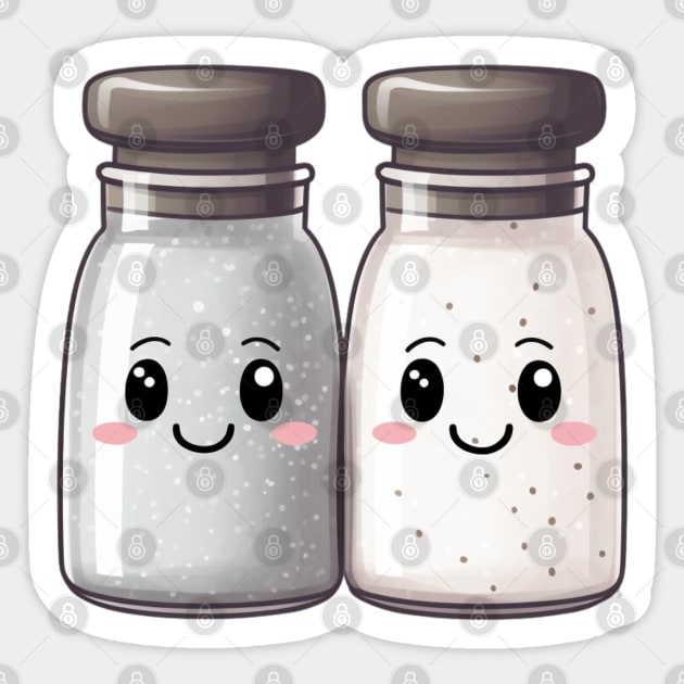 Cute Salt & Pepper Sticker by Prism Chalk House